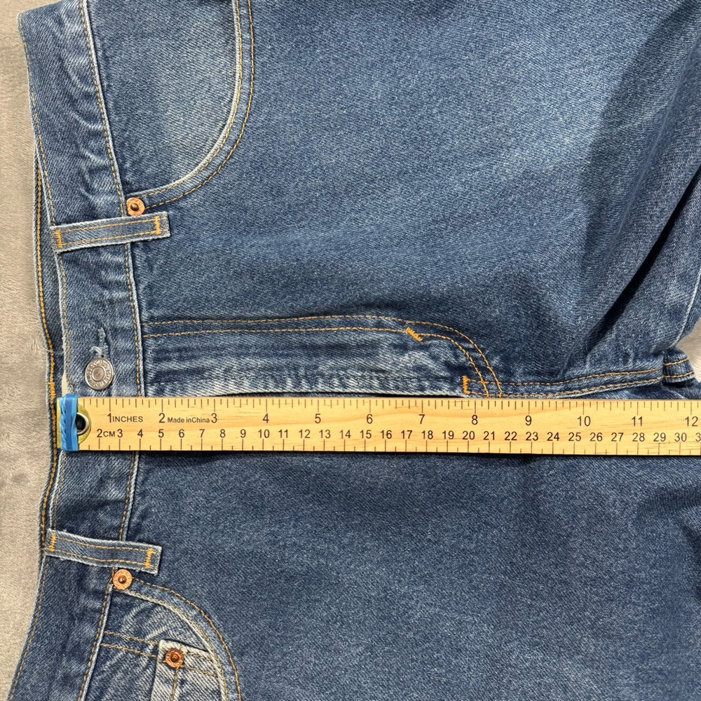 VTG Y2K Levi's 517 Bootcut Jeans Men's 33x30 Blue Medium Wash 2000's Distressed - Picture 10 of 15